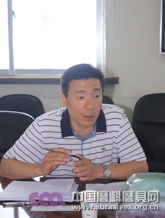 天祝藏族自治縣馬國榮縣長一行拜訪磨料磨具分會