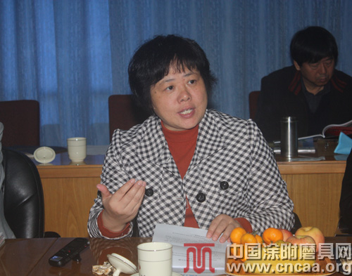 《中國涂附磨具發展史》老同志座談會鄭州召開 涂附磨具分會理事長胡愛麗做重要講話
