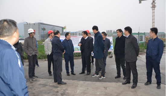 鄭州市觀摩團領導蒞臨中機六院高科技信息園項目指導工作