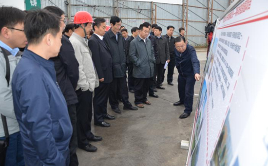 鄭州市觀摩團領導蒞臨中機六院高科技信息園項目指導工作