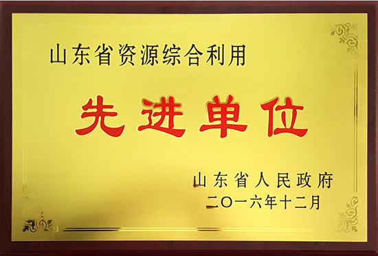 圣泉集團(tuán)喜獲“山東省資源綜合利用先進(jìn)單位”榮譽(yù)稱號(hào)