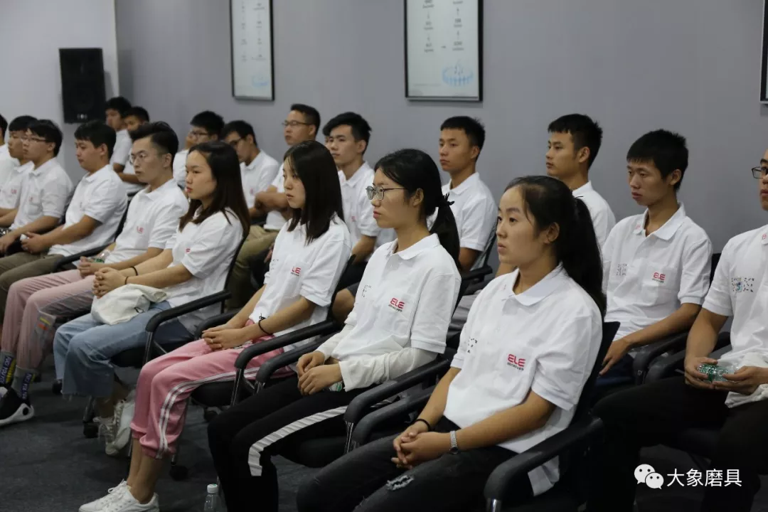 數十學子攜夢奔赴大象磨具 為大象磨具注入青春力量